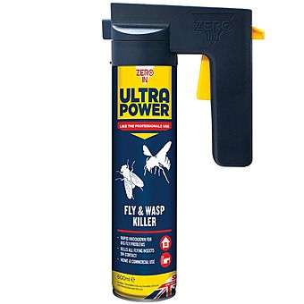 Zero Ultra Power Fly & Wasp Killer 600ml Aerosol