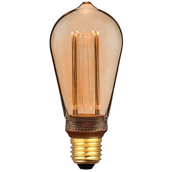 V-Tac 4W = 40W Amber White Vintage-Style LED Light Bulb 350lm E27