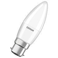 Osram 5.5W = 40W Warm White LED Candle Light Bulb 470lm B22d