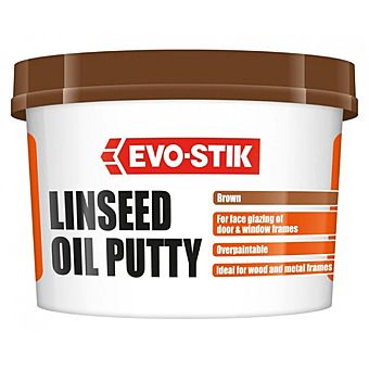 Evostik Multi Purpose Linseed Oil Putty Brown 1kg