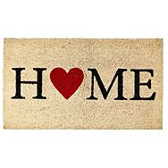 Groundsman Home Heart Coir Door Mat 40 x 70cm