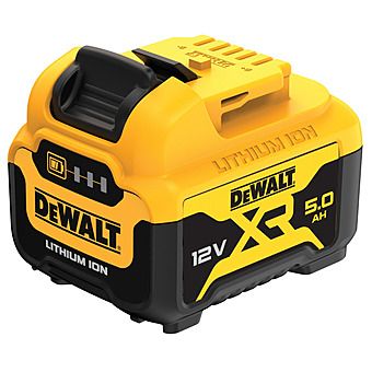 DeWalt DCB126 12V XR (10.8V) 5.0Ah Li-ion Battery With State Of Charge Indicator