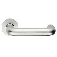 Eurospec 19mm Round Bar Safety Lever on Rose Door Handles