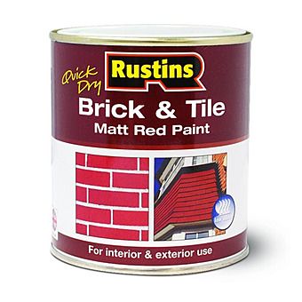 Rustins Red Brick & Tile Paint Quick Dry 500ml