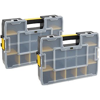 Stanley Sortmaster Twin Pack Organisers 1-95-839