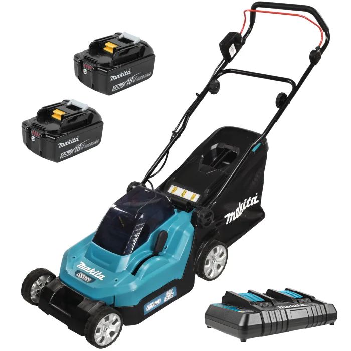 Black & Decker 36v Cordless Lawnmower & Strimmer Kit 3 x 2.0Ah Batteries -  Ray Grahams DIY Store