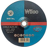 Wilco 230mm x 3mm Metal Cutting Disc Depressed Centre (9")