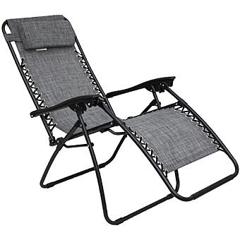 Picture of Zero Gravity Reclining Chair Garden Seat Lounger Textoline