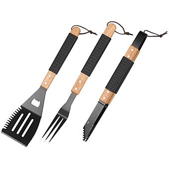 Picture of Chef Aid BBQ Utensils - Spatula, Fork & Tongs