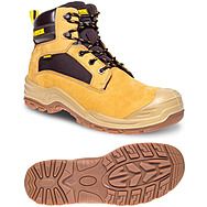 Apache Arizona Safety Boots Honey Nubuck