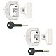 Chubb White UPVC Window Locks Pack of 2