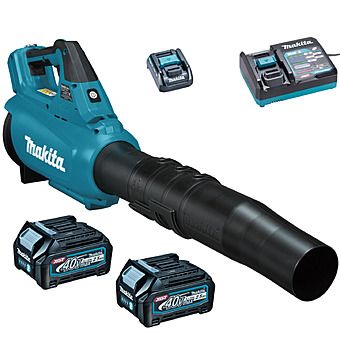 Makita UB001GD201 XGT 40Vmax High Power Blower 2 x 2.5Ah Batteries