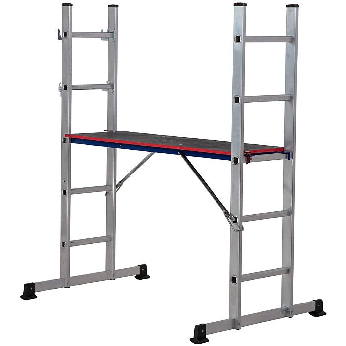 Youngman ProDeck Combination Ladder With Scaffolding Style Platform