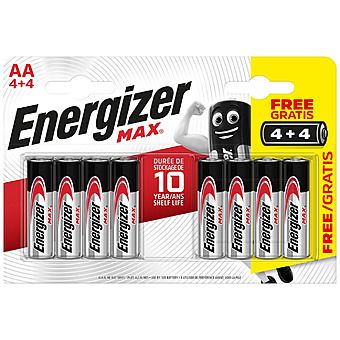 Energizer 4 + 4 FREE AA Pack of Batteries