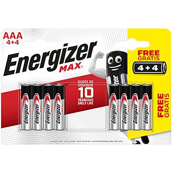 Energizer AAA Batteries Pack Of 8