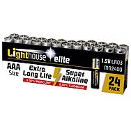 Lighthouse AAA Pack Of 24 Batteries