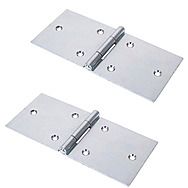 TIMco Steel Backflap Hinges Pair - Zinc Plated