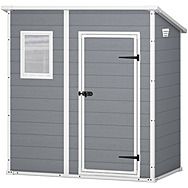 Keter Manor Pent 6'x4' Shed Grey