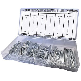 Streetwize 500pc Assorted Split/Cotter Pin Kit