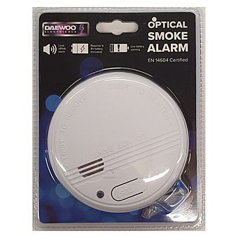 Daewoo Battery Optical Smoke Detector Alarm