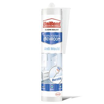 Picture of Unibond Anti-Mould Bathroom & Kitchen Silicone Sealant 274g