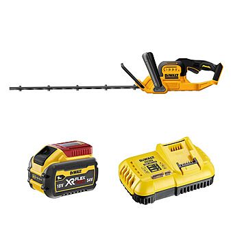 DeWalt DCMHT573X1 54V FlexVolt 65cm Hedge Trimmer 9.0Ah Battery