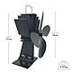 De Vielle 4 Blade 18cm Stove Fan