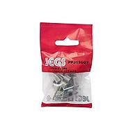 Jegs Twin & Earth 6mm Flat Cable Clips 10pk