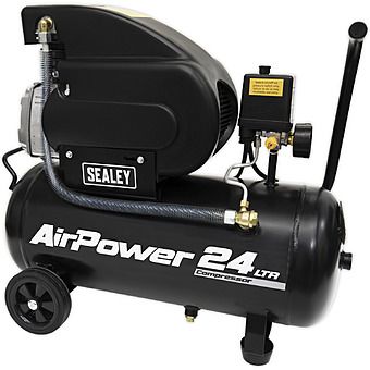 Sealey 24L 8 Bar Air Compressor 230V Direct Drive 2HP SAC2420A