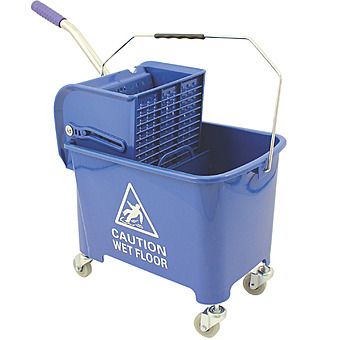 Bentley Wheeled Mop Bucket 20L Blue