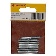 1 1/2" x 10" SC Wood/Wood Dowel Screws  (Pack of 7)