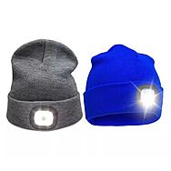 Kingavon LED Beanie Hat - USB Rechargeable 4 SMD Head Torch