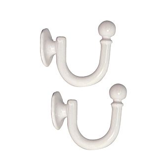 De Vielle DEV906Z Essentials White Curtain Tie Backs