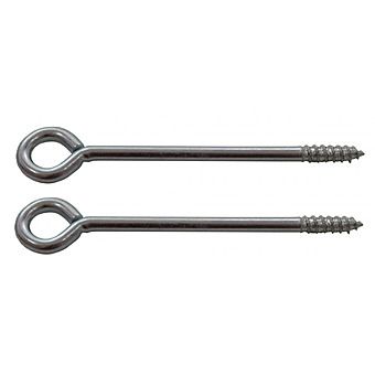 Centurion 100 x 18mm Screw In Steel Vine Eyes Pack Of 2