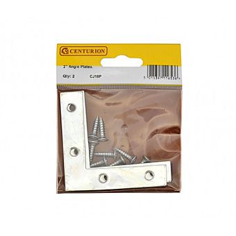 Centurion CJ18P 50mm ZP Angle Plate (2PK)