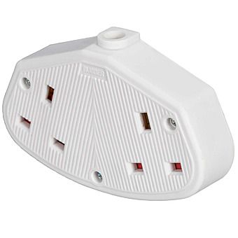 13 Amp Double Trailing Socket