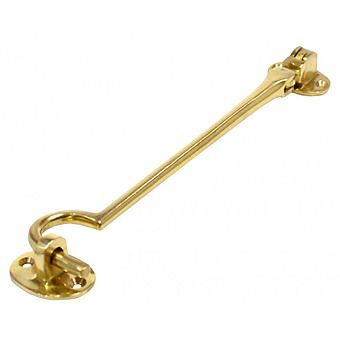 Centurion HE103P 200mm Polished Brass Silent Pattern Cabin Hook