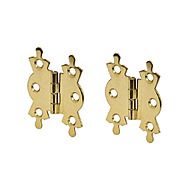 Centurion CH123P Electro Brass Butterfly Hinge 50mm Pair