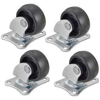 31mm Plate Fix Castors (Pack of 4)