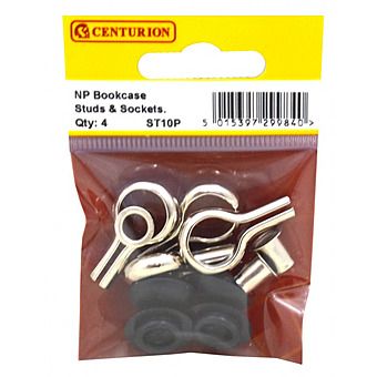 NP Bookcase Studs & Sockets  (Pack of 4)
