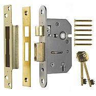 ERA Viscount 5 Lever Sashlock Door Mortice Lock Brass 2.5" 202-37