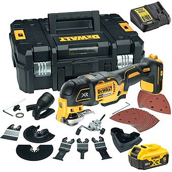 DEWALT DCS355P1 18V XR Oscillating Multi-Tool with 5.0Ah Battery