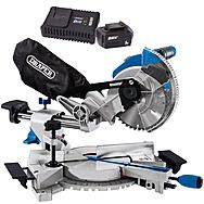 Draper 99970 D20 20V 185mm Compound Cordless Mitre Saw 5Ah Battery