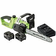 Draper D20 Cordless Twin-20V 35cm Chainsaw 2 x 4.0Ah Batteries