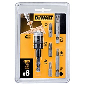 DeWalt 6 Piece Rapid Load Screwdriver Bit Set DT71514