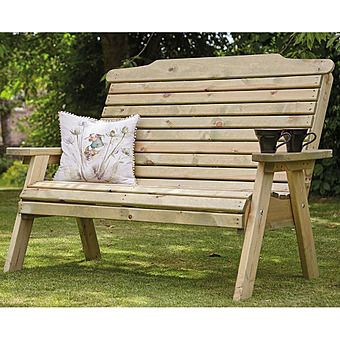 Tom Chambers Masham Wooden Garden Bench Seat