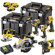 DeWalt DCK690P3T 6pc 18V XR Powertool Kit (DCD796 DCF887 DCS565 DCH273 DCS334 DCL040 3x 5.0Ah Batteries)