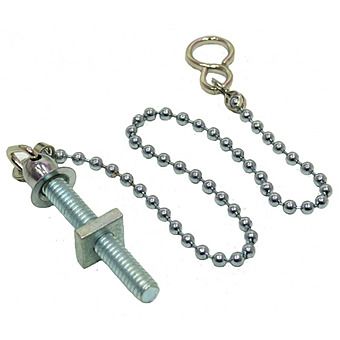 Centurion MC03P 12" Chrome Plated Ball Chain With Stay