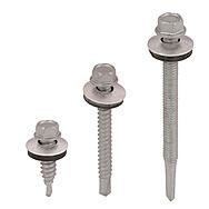 No.12 Hex Head Light Duty Tek Self Drilling Screw For Steel With Washer