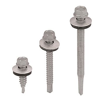 Picture of No.12 Hex Head Light Duty Tek Self Drilling Screw For Steel With Washer